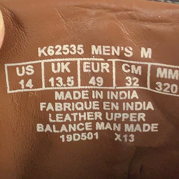 Rockport Fair Oak Bike Toe Black oxfords sz 14 - Picture 9 of 9